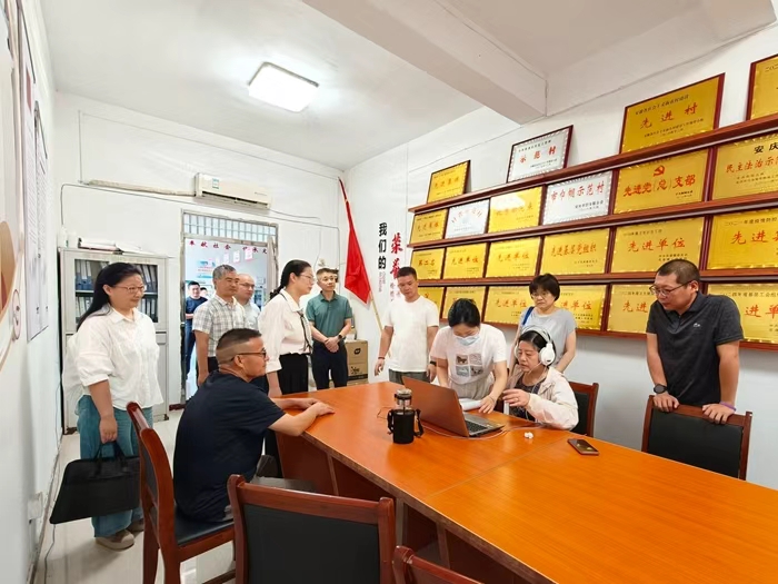 中国语言康复研究中心来桐城市督导“全人群听障监测”工作